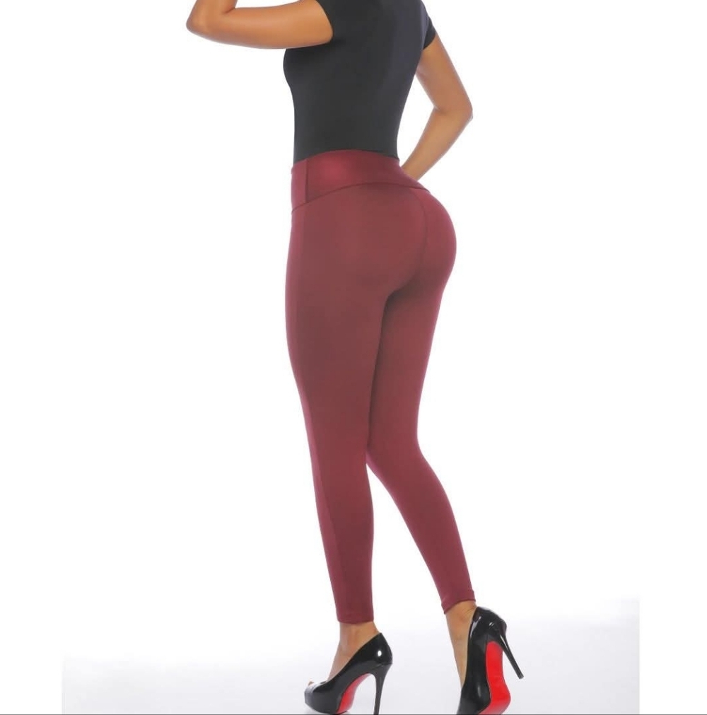 Leggings con Faja Stagmi Colombianas Tummy Control High Waist Butt Shaper New! - Picture 6 of 17